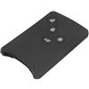 NICOLIE Auto 4 Botton Silicone Guscio Chiave Remota Copertura Caso Per Renault Laguna Koleos Capture-Nero