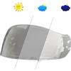 Generico Visiere per casco, Visiera fotocromatica for casco da moto SHOEI Neotec 2 Neotec II CNS-3 Lente anti-UV hromic Tea Black