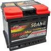 SpeedMax Batteria Auto 50Ah AFB 12V 540A Start&Stop - Alta Prestazione, Lunga Durata, per Auto Benzina e Diesel