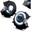 VLAND Fari adatto per Mini Cooper (R56 R57 R58 R59) 2007-2013 con funzione di benvenuto,LED