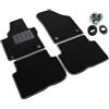 IL TAPPETO AUTO BY FABBRI 3 SPRINT04710 - Tappetini su Misura per Auto in Moquette Antiscivolo Compatibile con Touran 1T dal 2003-2006, Touran 1T restyling dal 2006-2015