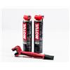 Gazoobike Confezione di manutenzione catena moto MC Care, detergente C1 400 ml + lubrificante C2 400 ml con spazzola di pulizia, kit completo per catena di moto
