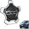 Otufan Coprimozzo Fiat 500X (1 bordo argento scritte argento)