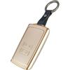 Baisirui Cover Chiave compatibile con Guscio Chiave Renault Dacia Duster Sandero Stepway 2024 Captur Clio Kadjar Accessori Chiave Auto (oro champagne)