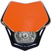 RTECH Mascherina PORTAFARO Universale V-Face Arancione-Nero