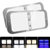 Beedove Plafoniera LED 12V per Interni Auto, 72 LED 800 LM Dimmerabile con Telecomando - per Camper, Camion, Van, Rimorchio, Roulotte (2pz)