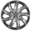 NRM Copricerchi Universali STIG graphite 15, set 4 pezzi