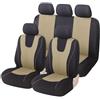 AALXF Coprisedili Auto Set Completo per Jeep Avenger (2023-2025 2026), Fodere Protettive Traspiranti, Compatibile con Airbag Anteriori Posteriori, Lavabile Durevole Accessori Interni,normal-C