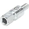 cyclingcolors Adattatore per Testina ad Angolo decespugliatore, Quadrato, 6mm, Compatibile con Husqvarna, Stihl