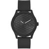 GUESS BLK CS/SUN BLK LOGO DL/BLK SMTH SILICONE STRP, Nero, GW0780G3-AMZUK