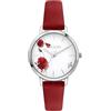 Oui&me Orologio Donna, Solo tempo, Analogico, 32 mm, Collezione FLEURETTE, Fiori, Rosso - ME010431