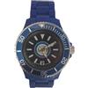 PRESTIGE & DELUXE Orologio da polso Lowell man Stadium Inter Neroazzurri Cinturino in ABS leggero - Quadrante 43 mm neroazzurro in confezione + portachiave calcio