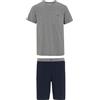 Emporio Armani Pigiama Corto Uomo Endurance Blu XL, Blu, XL