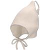 Sterntaler GOTS - Berretto a maglia da ragazza, modello Zipfel, colore: Ecru, 51