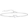 Supcare Cavigliera per Signore e Ragazze in Argento Sterling 925, Bracciale Cavigliera con Ciondolo Minimalista, Gioielleria per Piedi, Estate, Cavigliera a Piedi Nudi, Spiaggia, Accessorio Bisuteria