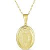 Bling Jewelry Personalizzato Vintage stile antico inciso foglia rotolo detiene due memoria foto foto medaglione ovale per le donne placcato oro 18K collana ciondolo personalizzabile