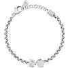 Morellato Bracciale Donna in Acciaio, Cristalli, Collezione DROPS, Cuore, Zampa - SCZ1419