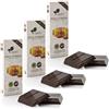 Generico Ciokarrua | Cioccolato di Modica Fico d'India | Cioccolato Grezzo Lavorato Modica | Tavoletta Cioccolato Senza Lattosio IGP | Cioccolata 3 Tavolette - 300 Gr