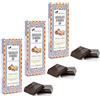 Ciokarrua® | Cioccolato Modica IGP Fichi e Noci | Cioccolato Grezzo Lavorato Freddo Senza Lattosio | Tavoletta Cioccolata Senza Glutine - 3 x 80 Gr