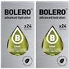 Generico SET 48 BOLERO DA 3 GRAMMI Kiwi Preparato istantaneo polvere solubile in bustine Sticks per Bevande con Stevia e Vitamina C e Senza Zucchero ideale per fitness e diete