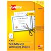 Avery Self-Adhesive Laminating Sheet