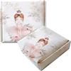 Social Crazy Scatole Portaconfetti mattonella per cerimonie Personalizzate - Ballerina lago dei cigni - Scatoline Bomboniere battesimo, compleanno, porta bomboniere personalizzato MADE IN ITALY (Pz 10)