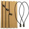 Sovereign-Gear Fasce Elastiche Per Taccuino Del Viaggiatore - Cinghie Di Ricambio Per La Ricarica Del Diario In Pelle 22 X 12 Cm (8,5 X4,75) - Confezione Da 4 Cinghie Con Levette
