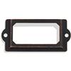 TOP-MAX 8 porta etichette vintage in bronzo rosso, cornici in metallo anticato, accessori per mobili, adatti per cassetti, armadietti, cassettiere, credenze