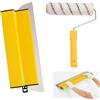 Iyxeo Set di spatole per superfici con rullo, spatola larga 40 cm per cartongesso, pareti e soffitti, strumento per l'applicazione e levigatura di stucco