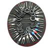 AUBEST Piegatore idraulico, 3/11/18/21/26 / 26PCS Auto Terminal Rimozione elettrica Cablaggio elettrico Crimp Connettore Pin Extractor Kit Car Elettrodo Riparazione strumenti a mano(36pcs)