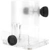Generic Router per Rifinitrice per la Lavorazione del Legno Base in Plastica Trasparente Robusta Regolabile per un Rifinitore di Precisione Utilizza Stili Ispessiti Standard (Stile addensato)