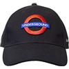 GWCC Licensed Unisex London Underground Baseball cap Black