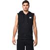 LEONE 1947 Felpa Smanicata da Uomo con Cappuccio e Zip Non garzata Leone Sporty