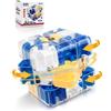 DealKits Cubo magico 3D, labirinto, puzzle complesso, con sfere rotanti, puzzle 3D, giocattolo interattivo e pratico, per alleviare lo stress (6,9 cm)