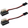 VUNIVERSUM 2 cavi Servo splitter 5 in 1 da femmina a 5 prese HUB, cavo adattatore splitter per multicopter LED ESC Quad Copter Drone modellismo