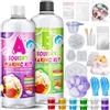 Limino Kit di Squishy Fabbricazione in Silicone Liquido, 1000g, Rapporto 1:1 AB, Misto Gomma Siliconica Super Morbida per Creare Squishy, Perfetto per Creare Regali fai da te, Antistress, per Taba Squishy
