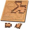 Generico Puzzle Con Geometria In Legno - Puzzle In Legno Difficili E Difficili Per Adulti | Puzzles Educativo Con Vassoio Rompicapo | Puzzles Irregolari In Leg-no Impegnativi Per Amici Di Famiglia (B)