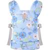 GAGAKU Marsupio per bambole di peluche in morbido cotone per bambola, fiori blu