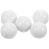 Warmhm Perline per Ruota della Roulette 12mm Set 5 Pezzi Bianco, Accessori per Gioco Roulette da Tavolo Domestico, Movimento Fluido per Giochi e Feste di Compleanno