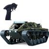 Mostop Carro Armato Telecomandato in Scala 1/16 Alta Velocità RC per Bambini, Crawler Offroad, 2.4Ghz con 2 Batterie, Carro Armato Drifting Militare con Rotazione a 360°, Giocattolo Regalo