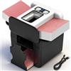 Pakinui Mischia Carte Automatico,mescolatore di Carte Ricaricabile,mescola Cartes da Gioco Automatico con Batteria da 2500 mAh, con Pinna caudale Regolabile,per Cartes di Diverse Dimensioni