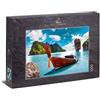 Ulmer Puzzleschmiede - Puzzle Paradiso - Immagine onirica di una spiaggia in Thailandia con barche nell'acqua