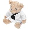 CORHAD Peluche Orso Taekwondo Morbido Cintura Nera, Orsetto Giocattolo da Collezione e Cuscino Decorativo e Appassionati di Arti Marziali, Regalo Creativo per Compleanni e Feste