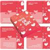 Frfik Gioco di carte per coppie - Gioco di carte relazionale 8,9 cm - 50 cartes "Obbligo o Verità" | Domande divertenti & sfide romantiche | Giochi per appuntamenti di coppia, San valentinos, romantica