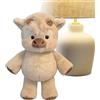 BommFu Peluche Muc-ca | Peluche Di Cinghiale 45 Cm Vitello Che Corre Morbido Giocattolo Bambola Da Collezione A Forma Di Pecora In Stile Cartone Animatoi - Per Casa Camera Let-to Soggiorno Divano