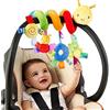 Generico Giocattolo a sonagli Spirale con Insetto in Cartone avvolgibile Peluche per Passeggino e Culla Lo Sviluppo sensoriale Bambini Bambine