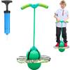 MeYuxg Pogo Stick con Maniglia, Palla per Saltare Bambini Adulti, Giochi da Esterno per Bambini, capacità di Carico 100 kg, Palla Salta Salta per L'allenamento Dell'equilibrio e Lo Sport (Verde)