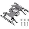 Doumneou per Axial SCX24 90081 1/24 RC Crawler Auto Metallo Gearbox Mount Base Trasmissione Holder Skid Plate Parti di Aggiornamento,
