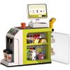 Générique Giocattolo Da Banco Di Vendita - ABS 41x37x20,5 Cm | Registratore Di Cassa Del Supermercato Per Con Macchina Da Caffè | Gioco Di Risveglio Sensoriale Educativo Per Casa, Scuola materna, Presepe E