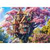 HUADADA Puzzle da 1000 pezzi per adulti, classico gioco educativo, albero di fiori meraviglioso, decorazione puzzle regali
